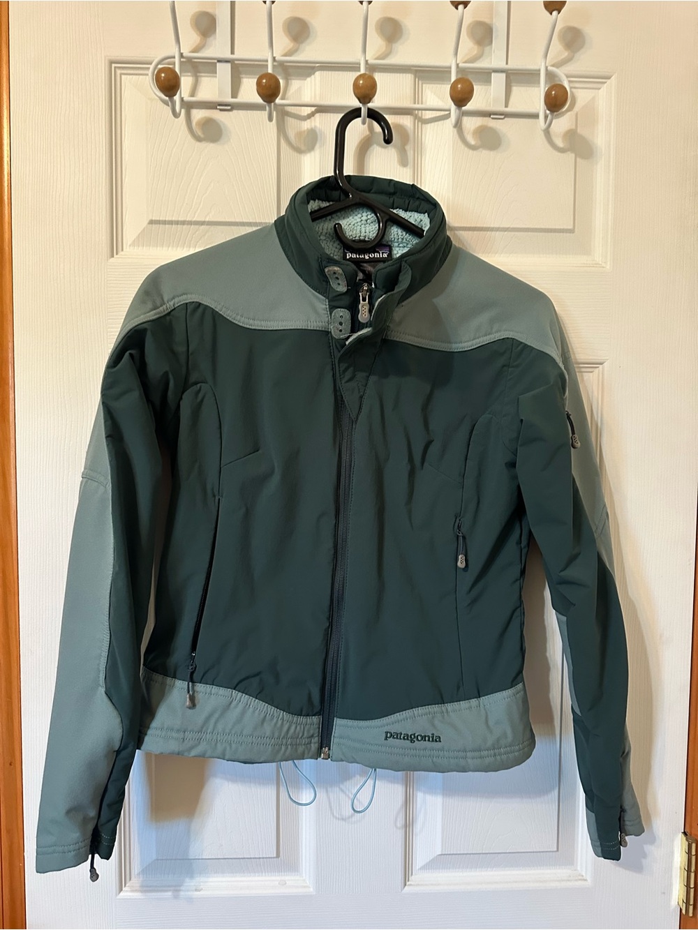Patagonia Two-Tone Green Lightweight Softshell Jacket